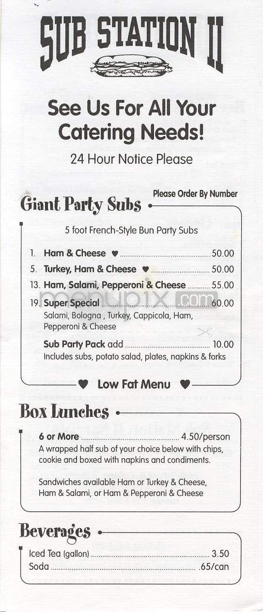 Menu page 5