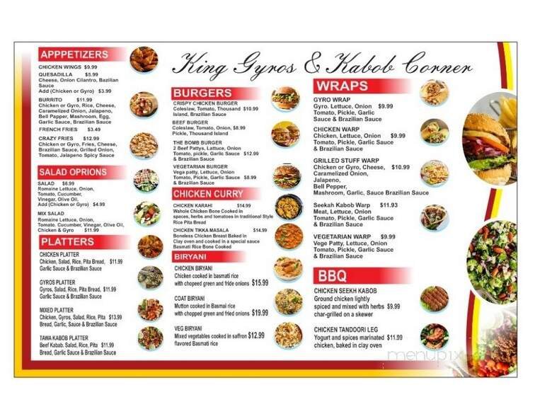 Menu page 2