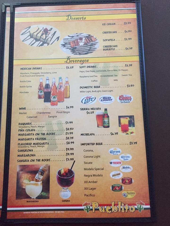 Menu page 2
