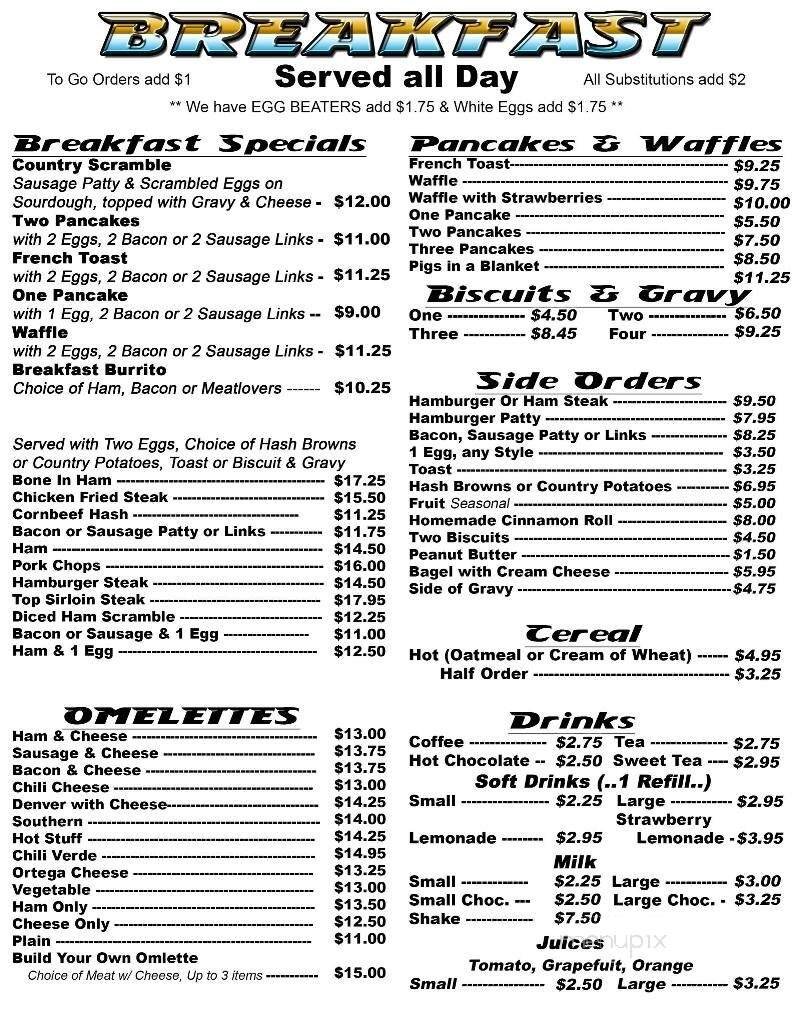 Menu page 1