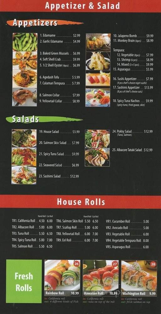 Menu page 7