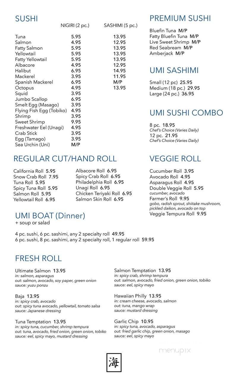 Menu page 3