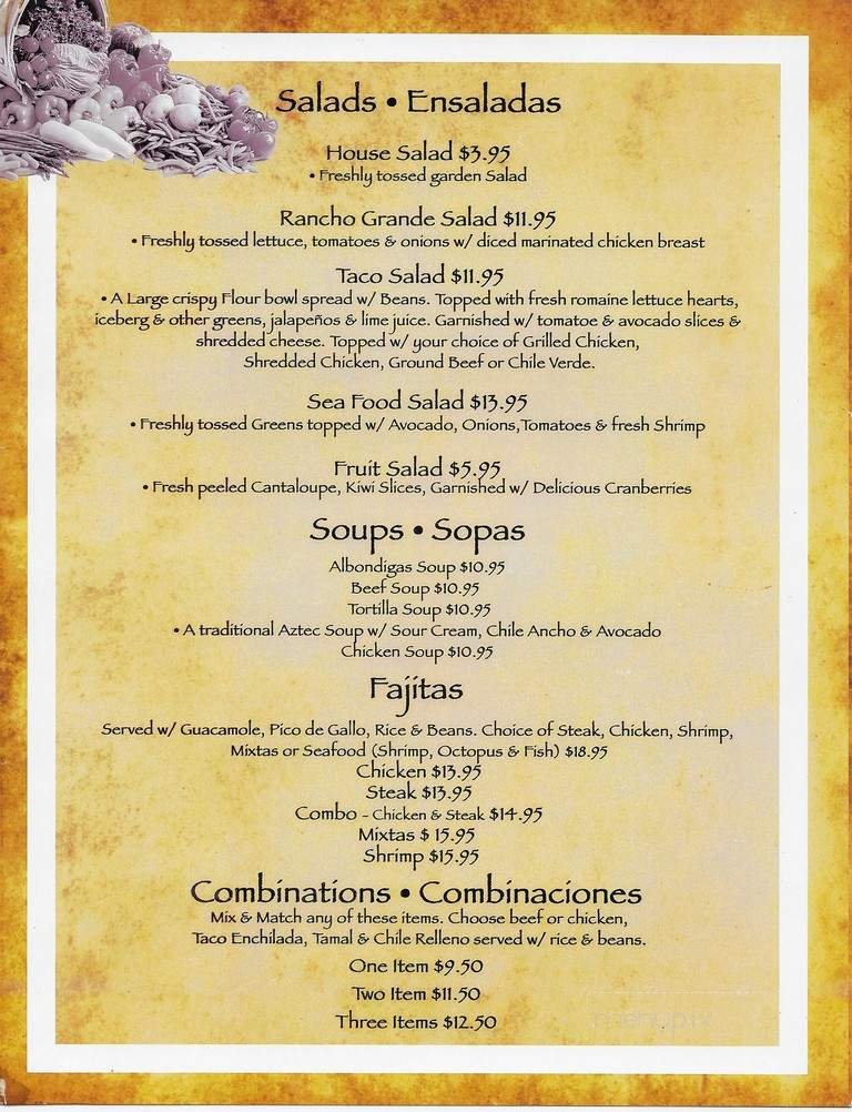 Menu page 4