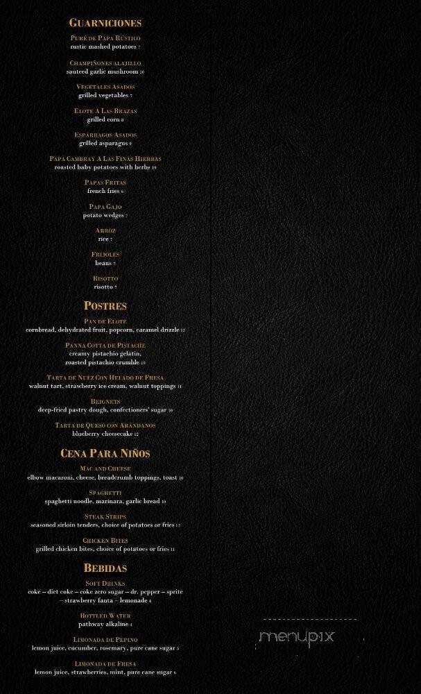 Menu page 1