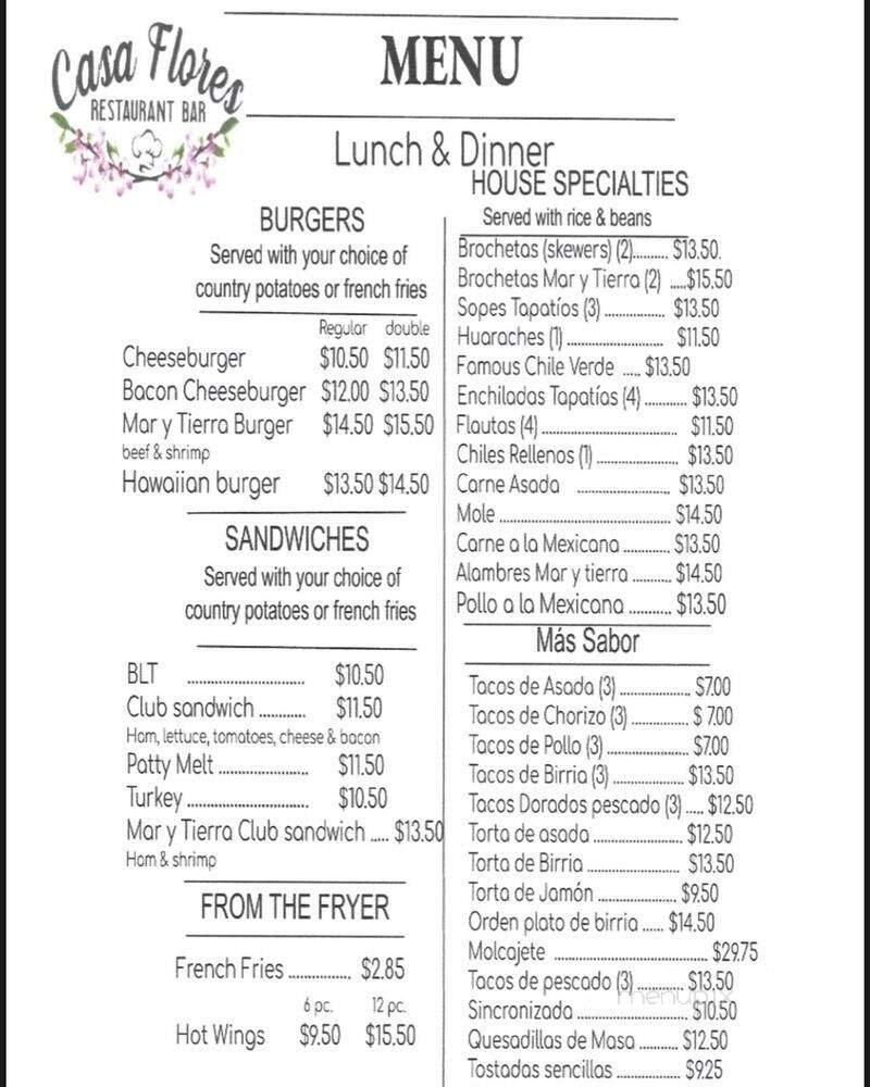 Menu page 2