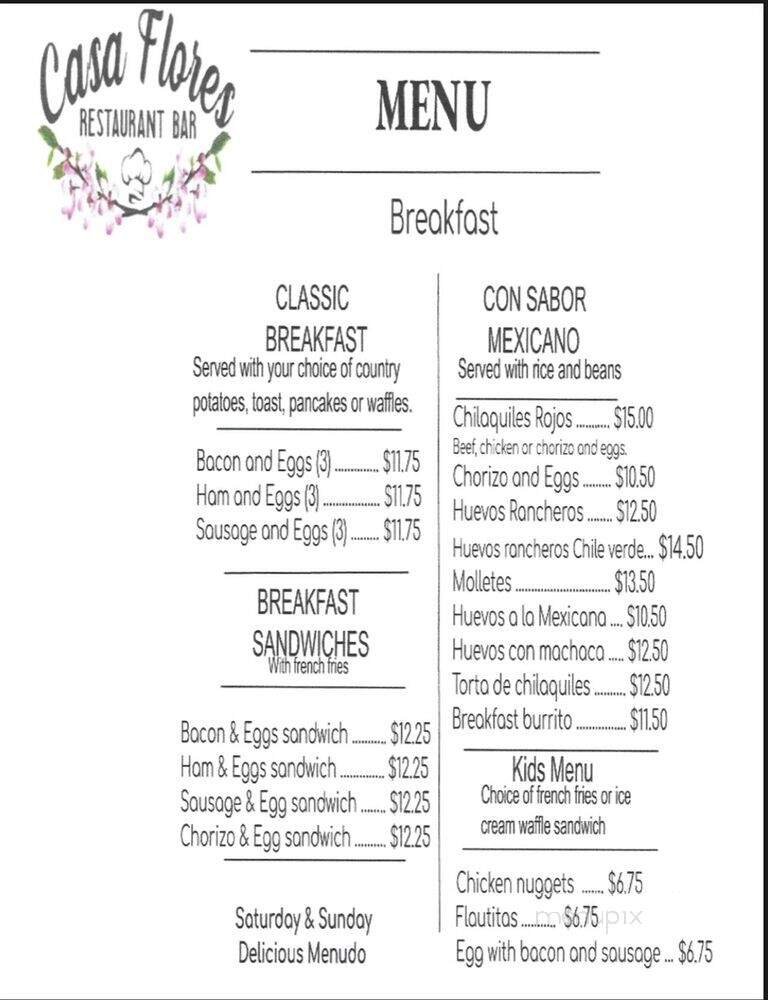Menu page 3