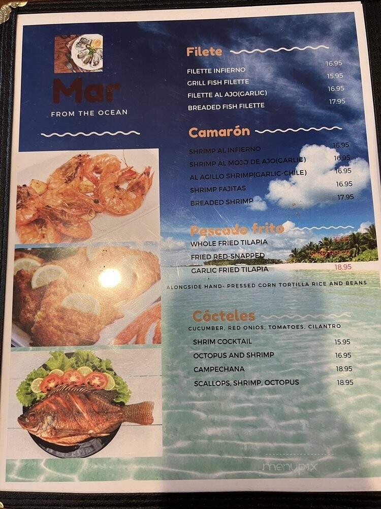 Menu page 1
