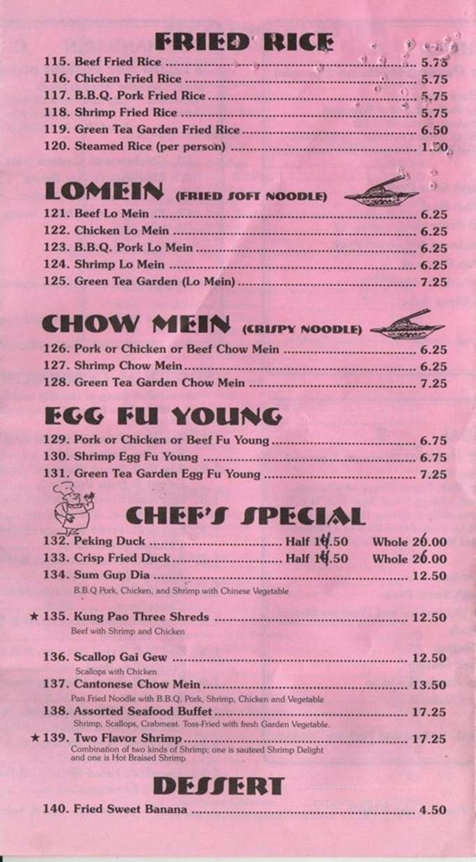 Menu page 5