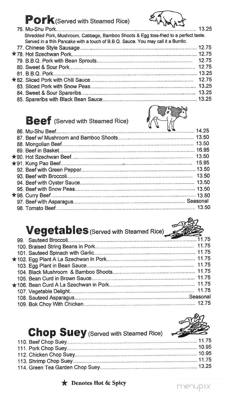 Menu page 9
