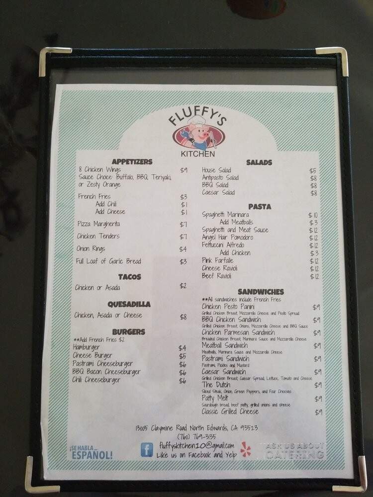 Menu page 2