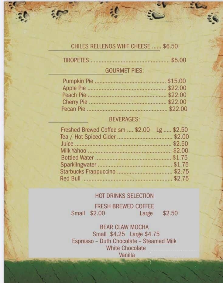Menu page 4