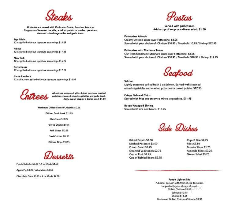 Menu page 2