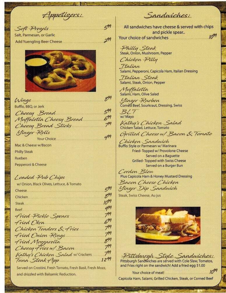 Menu page 2