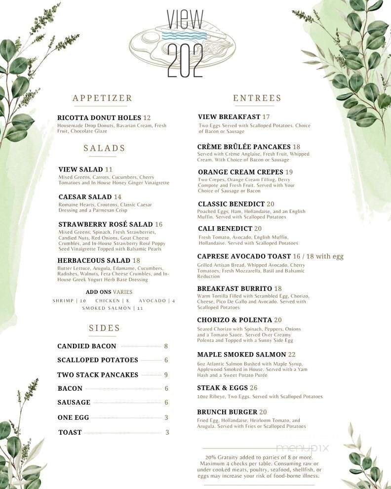 Menu page 1
