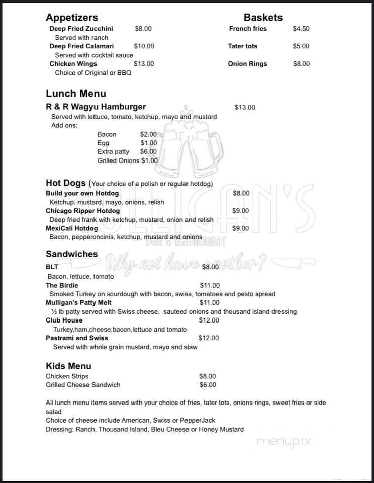 Menu page 4