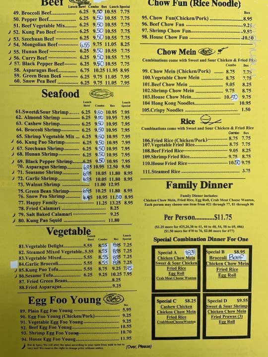 Menu page 6