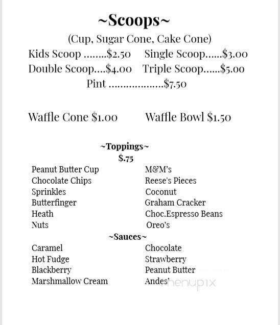 Menu page 3
