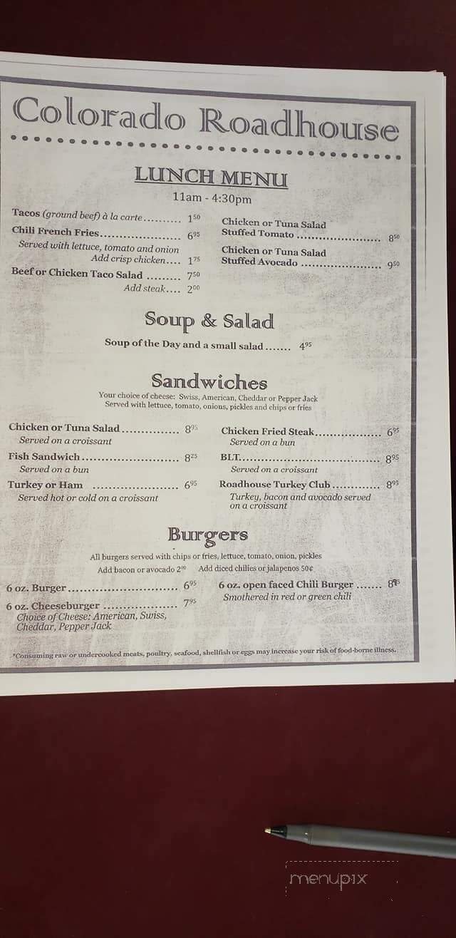 Menu page 8