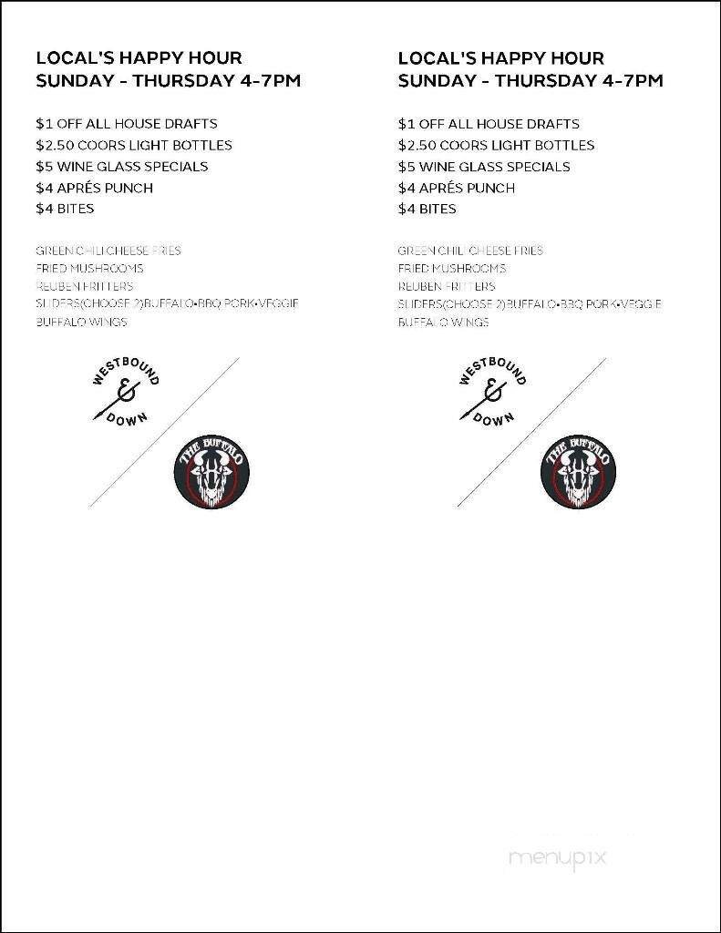Menu page 2