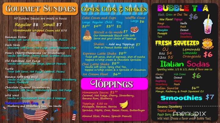 Menu page 2