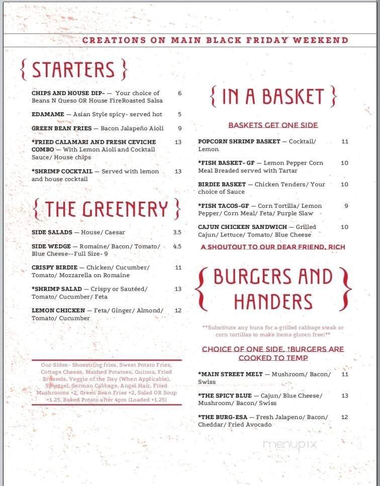 Menu page 6