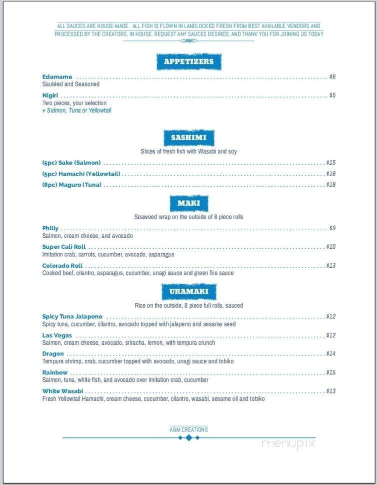 Menu page 7