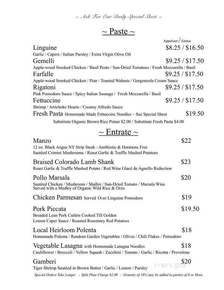 Menu page 3