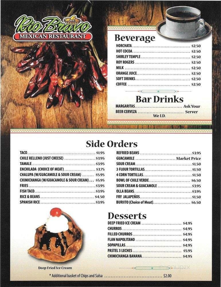Menu page 2