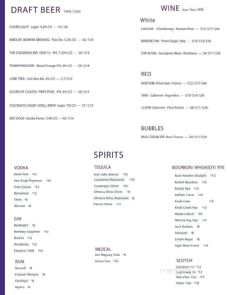 Menu page 3