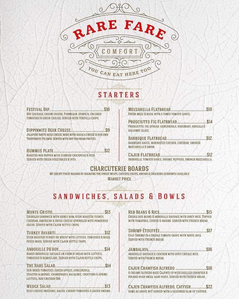 Menu page 1
