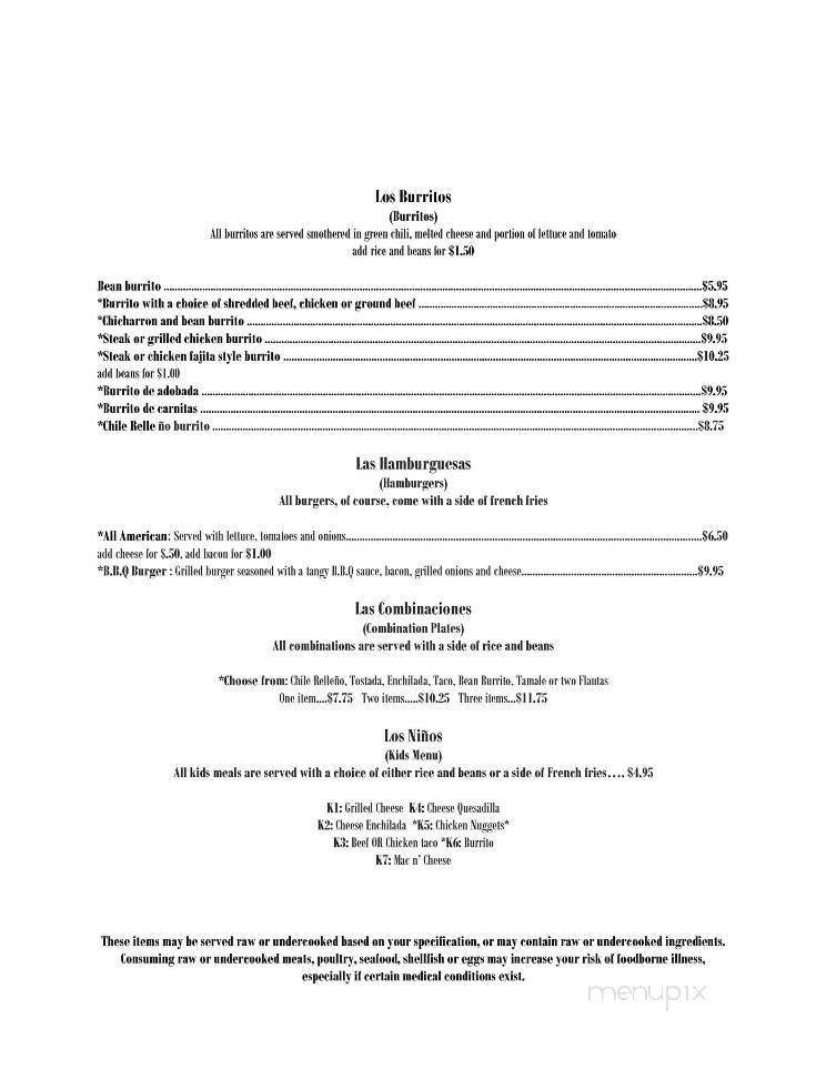 Menu page 4