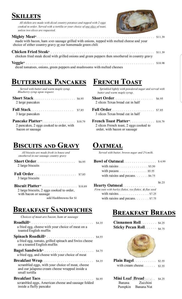 Menu page 2