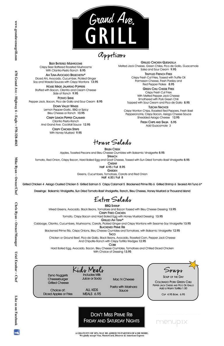Menu page 3