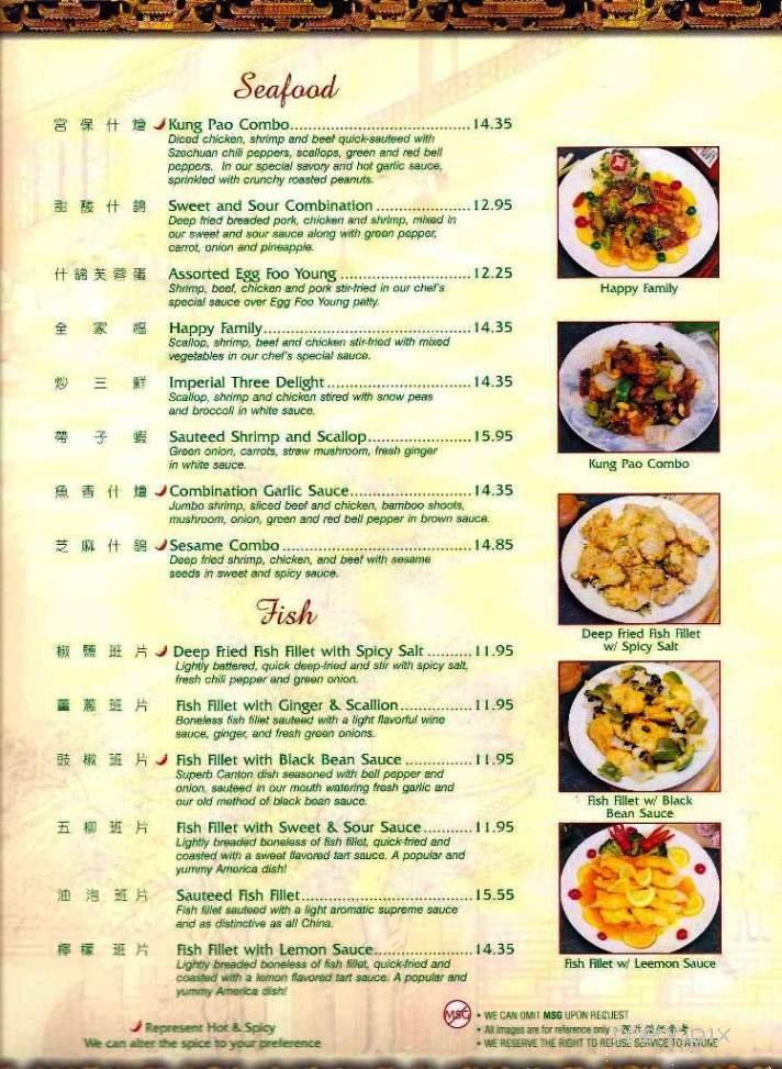 Menu page 23
