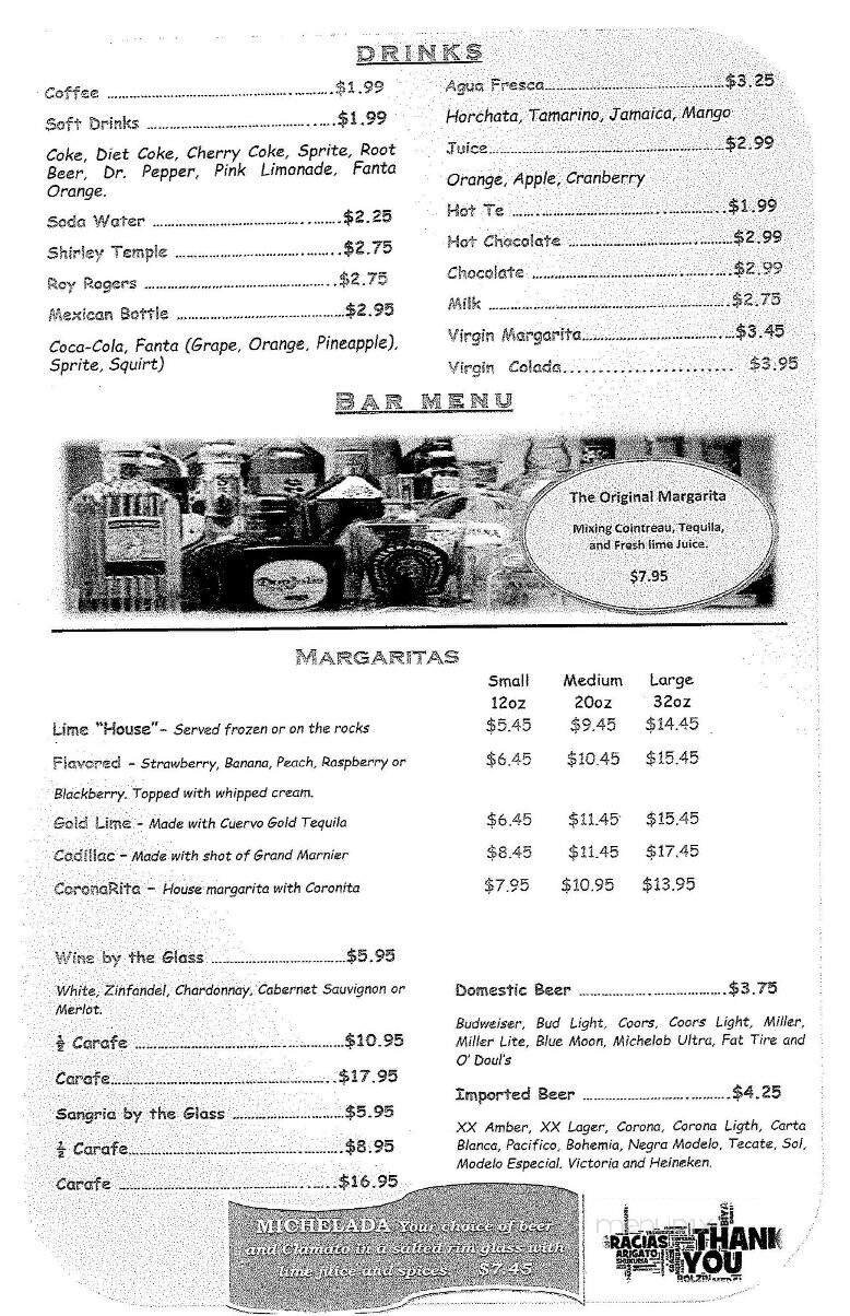 Menu page 6
