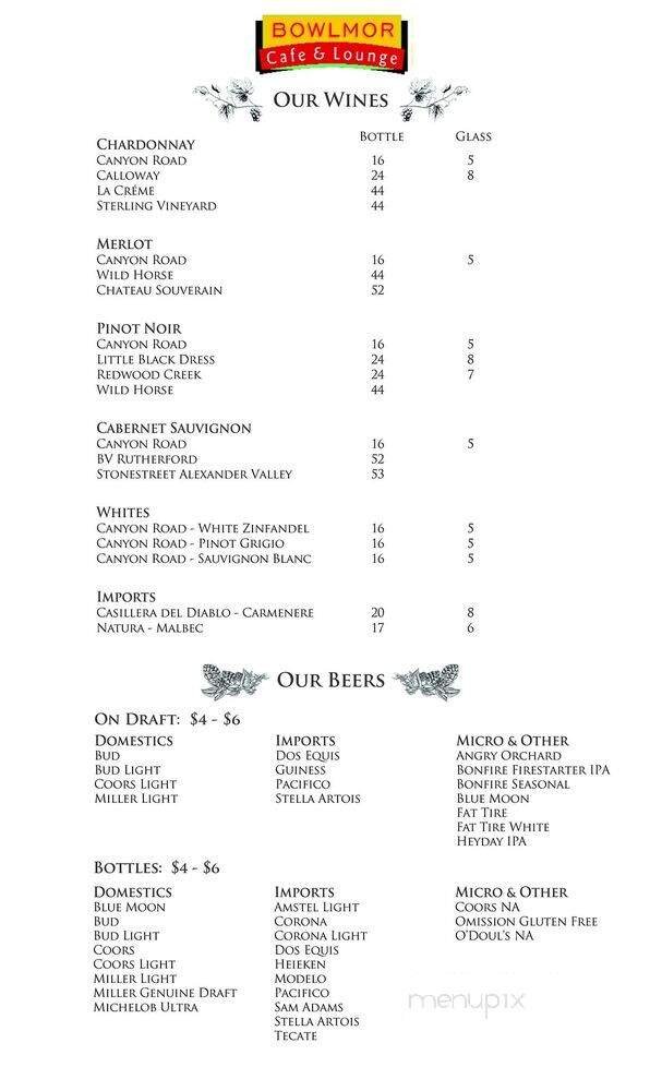 Menu page 4