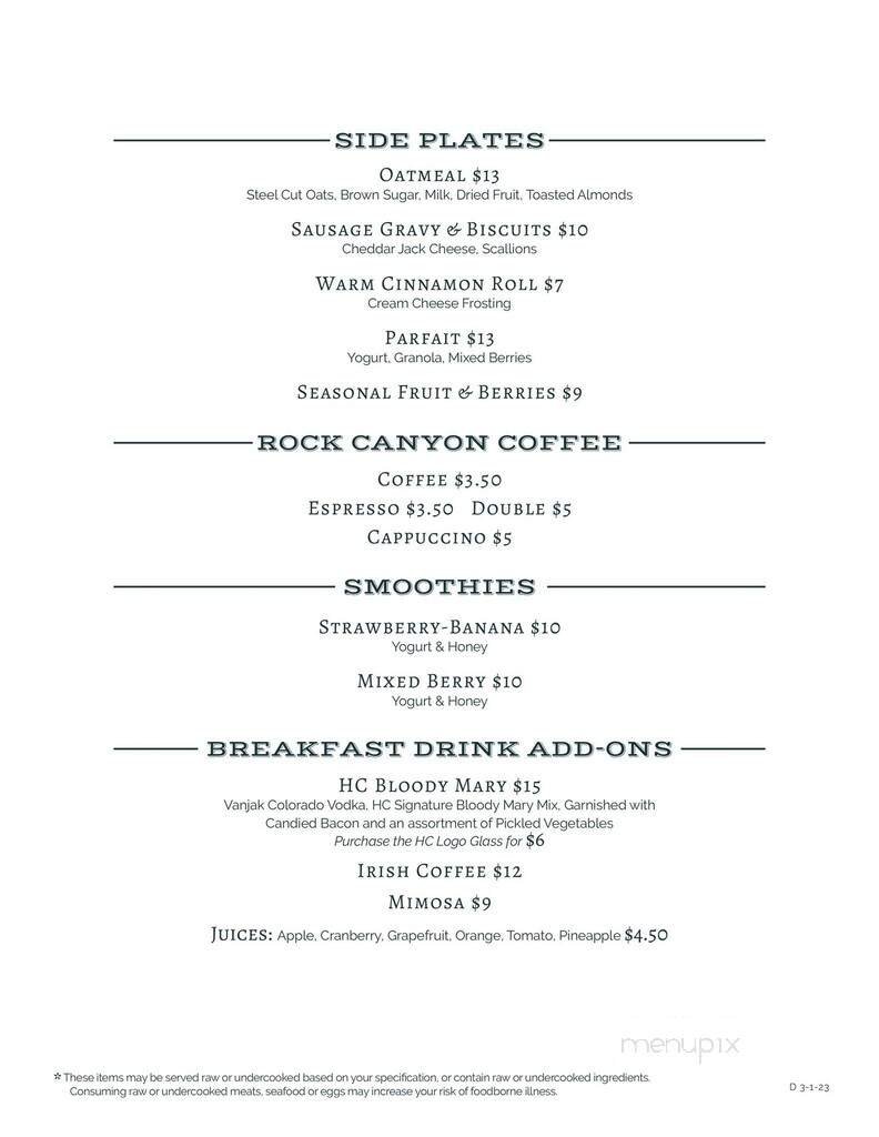 Menu page 2