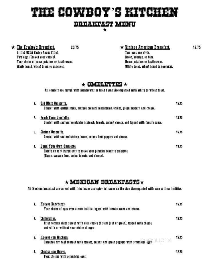 Menu page 1