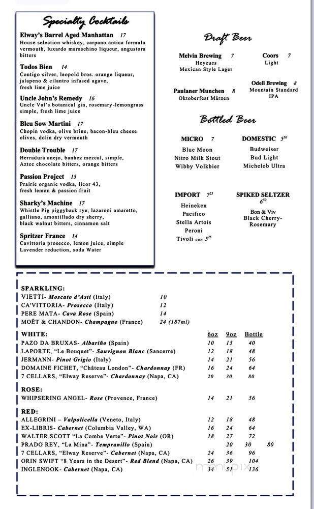 Menu page 3
