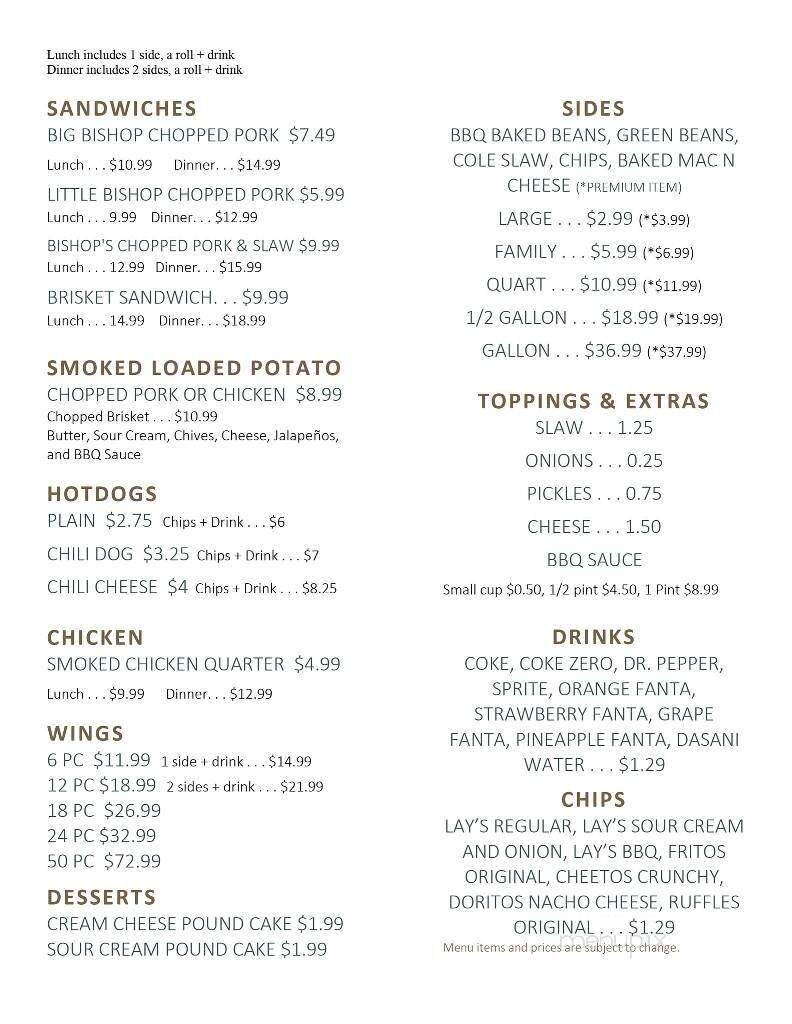 Menu page 6