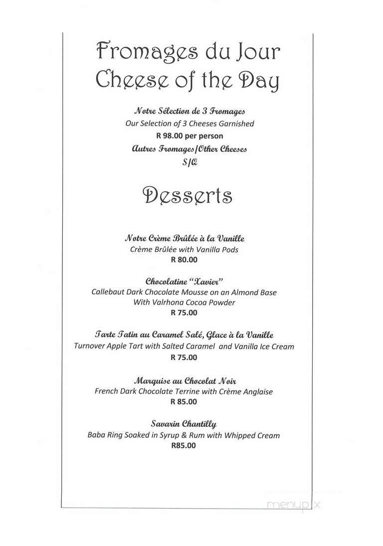 Menu page 6