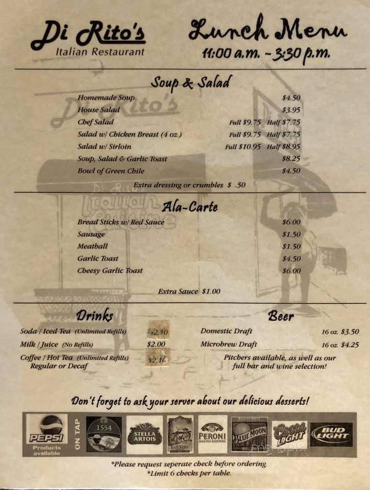 Menu page 5