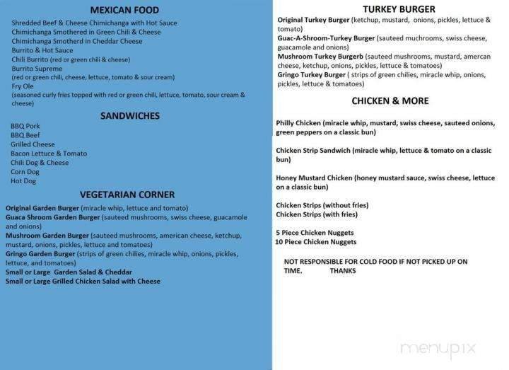 Menu page 3