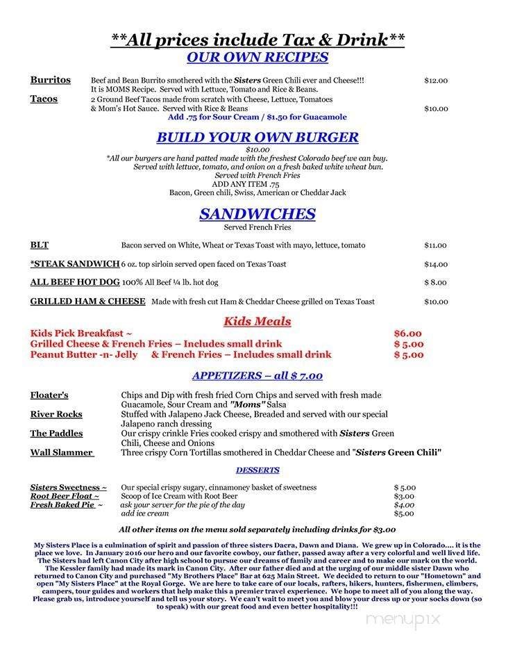 Menu page 2