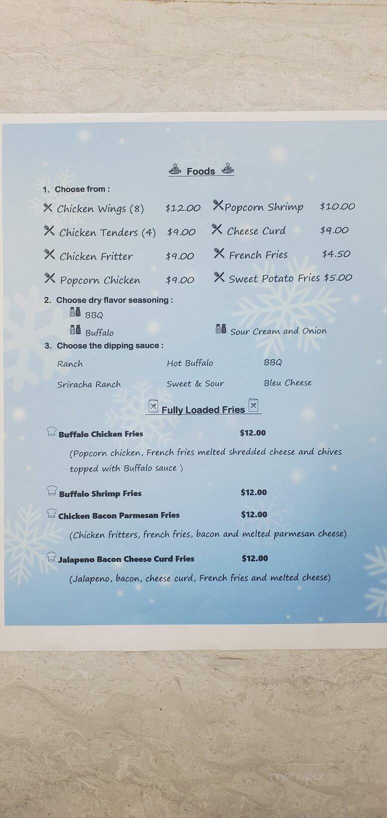Menu page 2