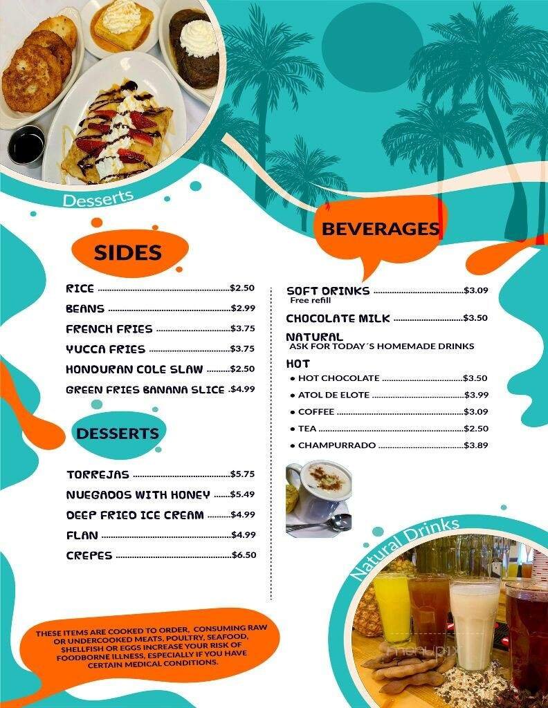 Menu page 3