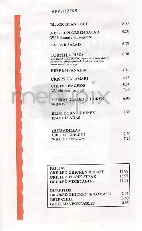 Menu page 2