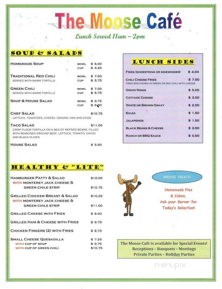 Menu page 1