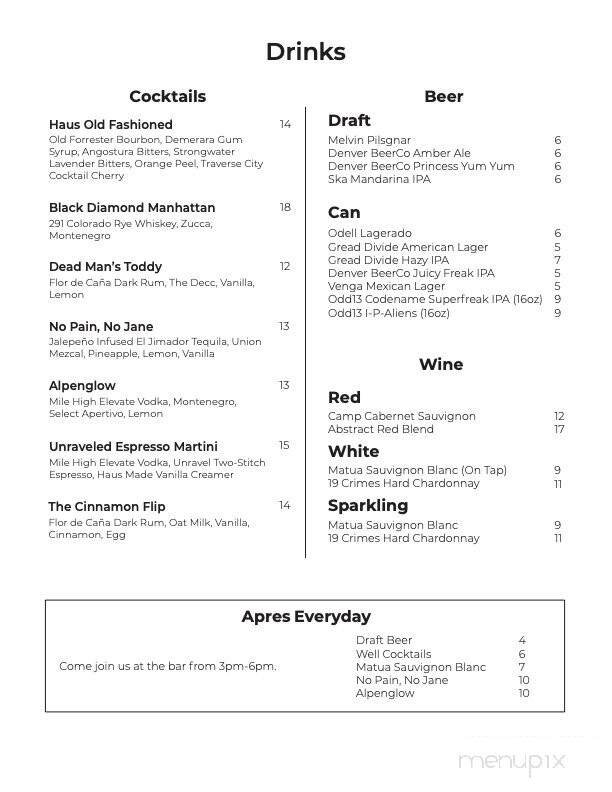 Menu page 3