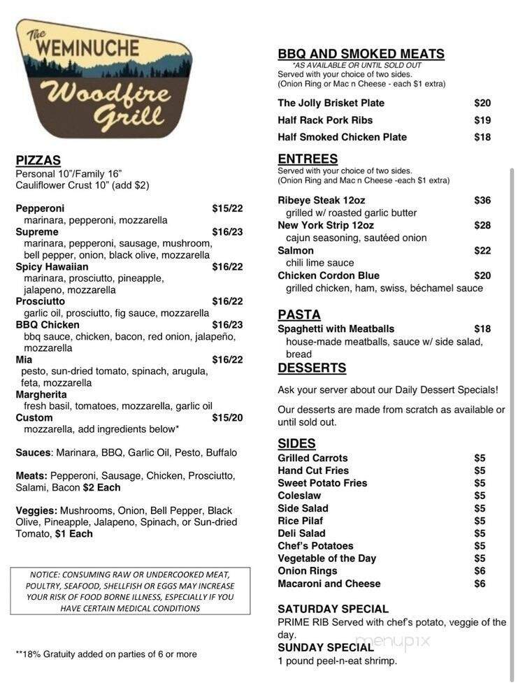 Menu page 2